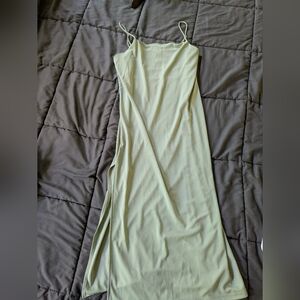Sage Green Midi Slip Dress